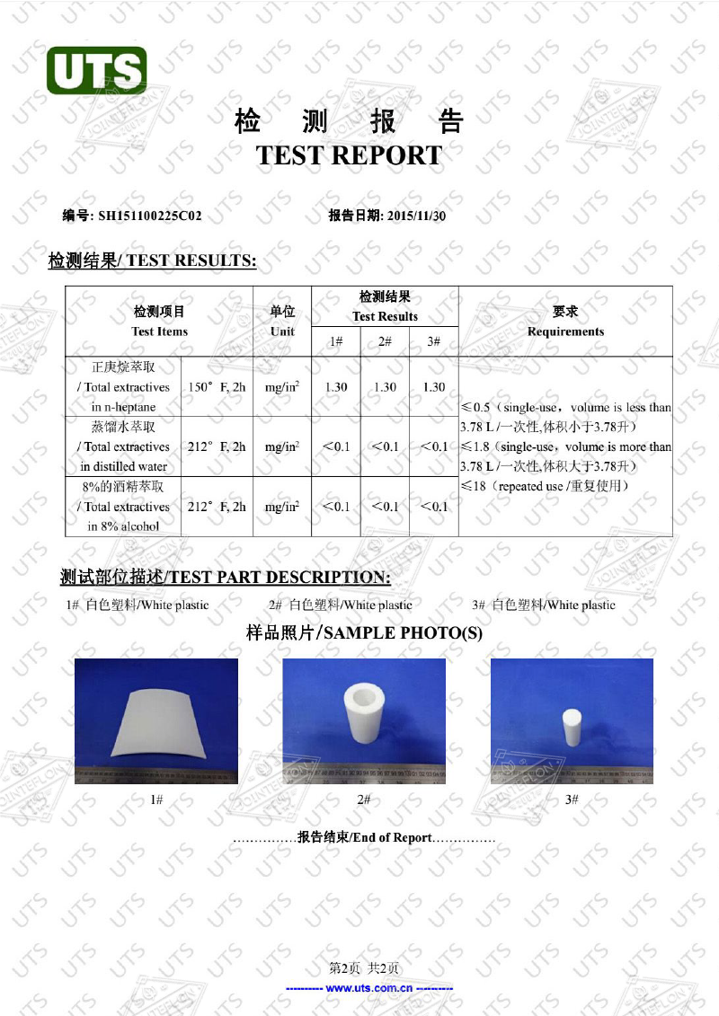 FDA certificate